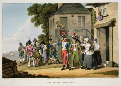The French Conscripts, engraved by Matthew Dubourg and John Heaviside Clark from 